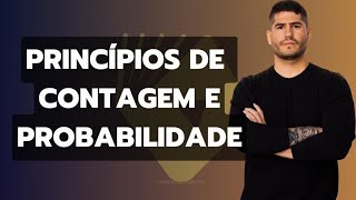 MATEMÁTICA  PRINCÍPIOS DE CONTAGEM e PROBABILIDADE [upl. by Averi]