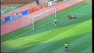 Camarões 2x1 Romênia Copa 1990 Rede Manchete [upl. by Neelram299]