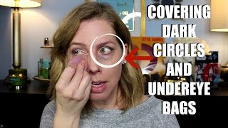 COVERING DARK CIRCLES AND UNDEREYE BAGS [upl. by Amo]