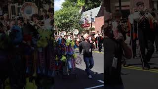 Marlborough High School Marching Band bandparade parade marlborough [upl. by Nyla908]