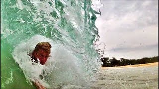 Inside the Barrel  Epic Body Surfing in Hawaii [upl. by Mulry]