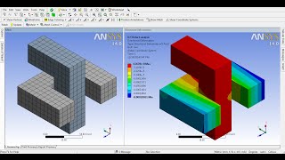 ANSYS Workbench Tutorial Video  BeginnerExpert  Contact Non Linear Frictional FE Analysis  GRS [upl. by Haret]