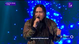 Ray BG canta quotIdilioquot en Los Cuatro Finalistas [upl. by Nani]