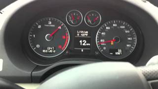 Audi A3 20 TDI Clean Diesel DSG 060 mph 0100 kmh Acceleration [upl. by Naugan]