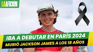 Murió Jackson James Rice kitesurfista de 18 años a días de debutar en París 2024 [upl. by Assirem437]