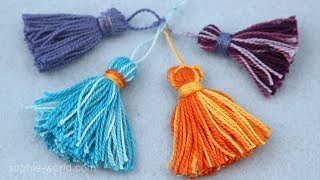 How to Make a Tassel out of Craft Thread  Sophies World [upl. by Maria611]