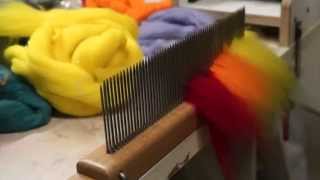 Colour Blending on a Hackle [upl. by Cherrita]