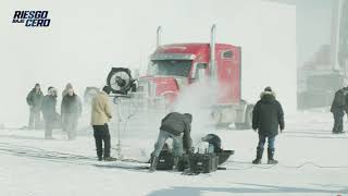 Detrás de Cámaras RIESGO BAJO CERO The Ice Road con Liam Neeson y Laurence Fishburne ¡Ya en cines [upl. by Sheffy]