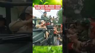 pak Prabowo balas hormat bocil abdinegara tni shortvideo komando tniad kostrad [upl. by Eelime]