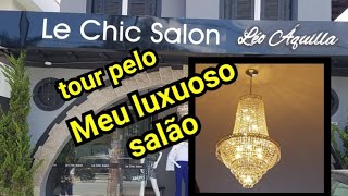 Tour pelo meu salão de beleza [upl. by Einitsed]