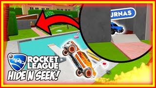 ROCKET LEAGUE HIDE AND SEEK WITH POWERUPS  Rocket League Nytro Hide N Seek Workshop Map [upl. by Annoyik]