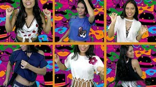 ✂️ DIY 9 IDEIAS DE CUSTOMIZAÇÃO DE CAMISETAS CARNAVAL 2018 [upl. by Shorter746]