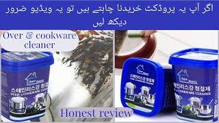 How To Use Over amp Cookware CleanerHonest Review Does It Work Live Results Saima 4k [upl. by Ecirtak789]