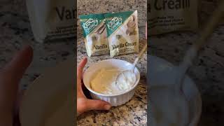 3Ingredient Keto Cheesecake RECIPE IN DESCRIPTION [upl. by Kcajyllib]