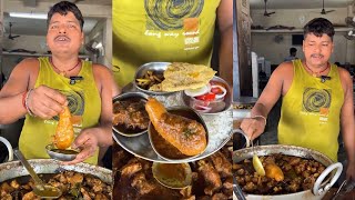 Bihar ki famous Non Veg THALI 🔥  Mutton Chusta Bihari Food  Indian Street Food [upl. by Esra832]