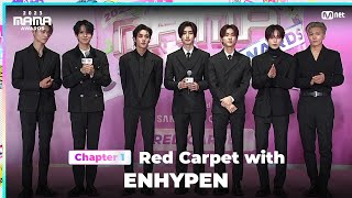 2023MAMA Red Carpet with ENHYPEN 엔하이픈  Mnet 231128 방송 [upl. by Reynolds]