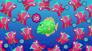 Fishdom New Update Ads Mini Games  Fish Evolution Games  Fish monster Part 24 Gameplay [upl. by Ocko]