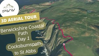 Full overview of Berwick Coastal Path Day 1 of 2  Cockburnspath to St Abbs [upl. by Eirb]