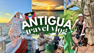 ANTIGUA VLOG 🇦🇬 ziplining rummaking amp local cuisine food tour 🏝️🐟 Blue Waters Resort amp Spa 🏨 [upl. by Eibber]