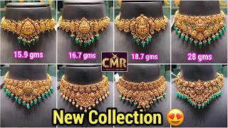 CMR Jewellers Lightweight Chokers 2 in 1  Chokers  Harams  New Models  CMR Jewellery Designs [upl. by Holleran216]