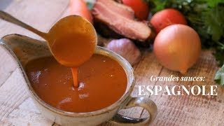 Espagnole Sauce History Origin and How To Make It Step By Step [upl. by Zea]