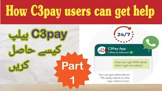 How C3pay users can get help  Instant C3 Help Without calling Yes [upl. by Lamp]