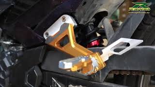 Part 2 Rapido Yamaha Y15ZR Rear Footrest Set installation [upl. by Pulchia527]