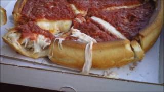 Giordanos  Chicago DeepDish Pizza  Reviews by Doc [upl. by Mindi]