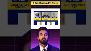 Kl Rahul Auction la  193 Crores Collection  Charity fund for education welfare klrahul [upl. by Everson]