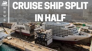 Cruise Ship Split in Half [upl. by Atteuqnas540]