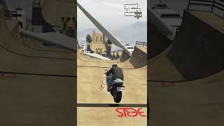 GTA 5 Deadly Stunt Ramp Gameplay Bike Drive gta5 [upl. by Aisak]