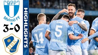 Malmö FF  Halmstads BK 30 Höjdpunkter  Allsvenskan 2023 [upl. by Geanine582]