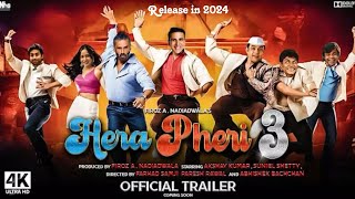 Hera pheri 3 Official TrailerRelease dateAkshay kumarSunil shettyParesh rawal [upl. by Velda124]