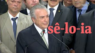 Português em Foco A mesóclise de Temer [upl. by Wise714]