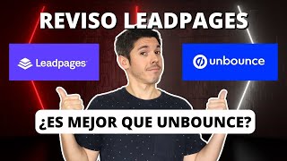 Lead Pages Review y opinión vs Unbounce Constructor de Landing Pages [upl. by Martens94]