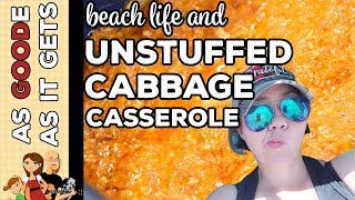 Crockpot Unstuffed Cabbage Casserole  Lake Havasu State Park  RV Living [upl. by Nettirb]