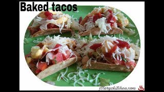 Homemade baked tacos recipe How to make tacostacos Stuffed tacos recipe  TacosRecipes [upl. by Eniale]