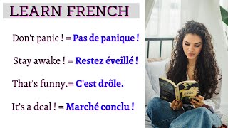 USEFUL and COMMON French Sentences Phrases and Pronunciation for Daily Conversations  Learn French [upl. by Deibel]