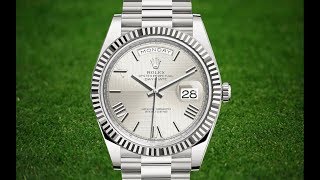 Rolex DayDate President 40 White Gold 228239 [upl. by Ssenav]