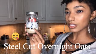 How to make Steel Cut Overnight Oats Yummy Recipe [upl. by Athallia]