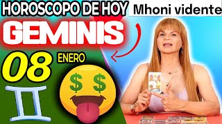 💸𝐓𝐄 𝐋𝐋𝐄𝐆𝐀 𝐔𝐍𝐀 𝐈𝐌𝐏𝐎𝐑𝐓𝐀𝐍𝐓𝐄 𝐒𝐔𝐌𝐀 𝐃𝐄 𝐃𝐈𝐍𝐄𝐑𝐎🤑 MONHI VIDENTE 🔮 Horoscopo de hoy GEMINIS 8 DE ENERO 2024 ❤️ [upl. by Adroj]