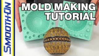 How To Make a 2 Piece Silicone Rubber Mold  Mold Making Tutorial [upl. by Ahsekyw509]