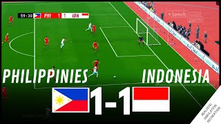 PHILIPPINES vs TIMNAS INDONESIA 11 MATCH HIGHLIGHTS • Video Game Simulation amp Recreation [upl. by Neret282]