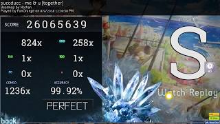 osu  FunOrange  succducc  me amp u together HD 9992 FC  312pp 1 [upl. by Rosol]