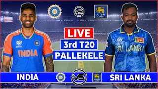 India vs Sri Lanka 3rd T20 Live  IND vs SL 3rd T20 Live Scores amp Commentary [upl. by Anaitit191]