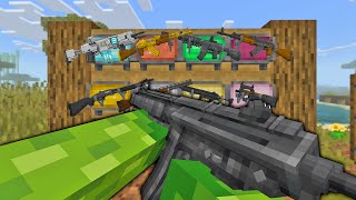 REAL CALL OF DUTY GUNS ADDON for Minecraft Bedrock [upl. by Severin710]