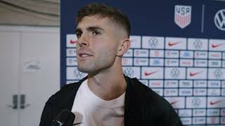 Christian Pulisic  POSTMATCH MIXED ZONE  USMNT vs Germany  October 14 2023 [upl. by Ennyl]