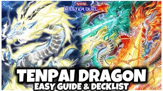 TENPAI DRAGON  EASY GUIDE amp DECKLIST New Best Deck [upl. by Myrt224]