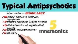 Typical antipsychotics mechanism clinical usepotency adverse effectsmedicalmnemonics786 [upl. by Pero]