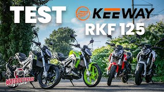 Présentation de la Keeway RKF 125 Euro 5  Le roadster sportif de 2021 [upl. by Aihsened]